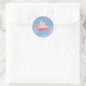 Sticker Rond Pig volant (Sac)