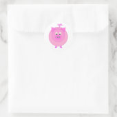 Sticker Rond Piggy Pig (Sac)
