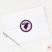 Sticker Rond Piggy volant (Enveloppe)