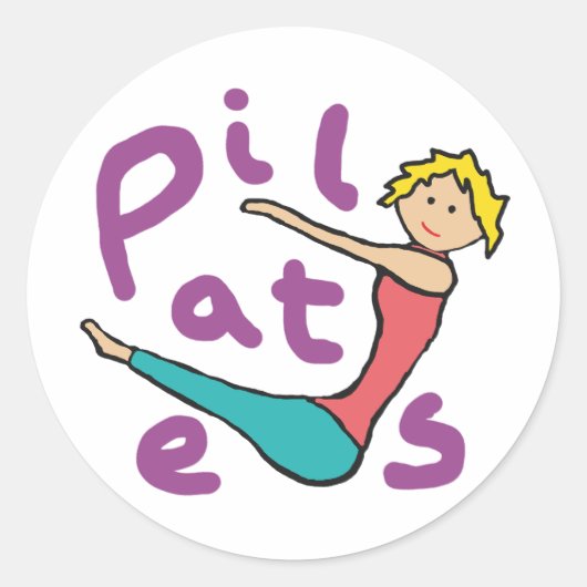 Sticker Rond Pilates (Devant)