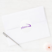 Sticker Rond Pilates Design ! (Enveloppe)