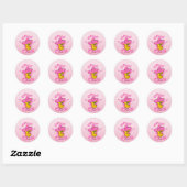 Sticker Rond Pilote Chick #8 (Feuille)