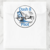 Sticker Rond Pilote Dash 8 (Factory Livery) (Sac)