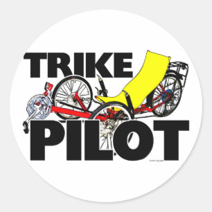 Sticker Rond Pilote de piste