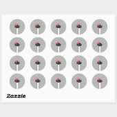 Sticker Rond Piment (Feuille)
