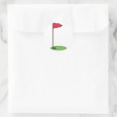 Sticker Rond Pin de golf (Sac)