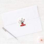 Sticker Rond Pin Pushers Bowling (Enveloppe)
