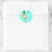 Sticker Rond Pina Colada (Sac)