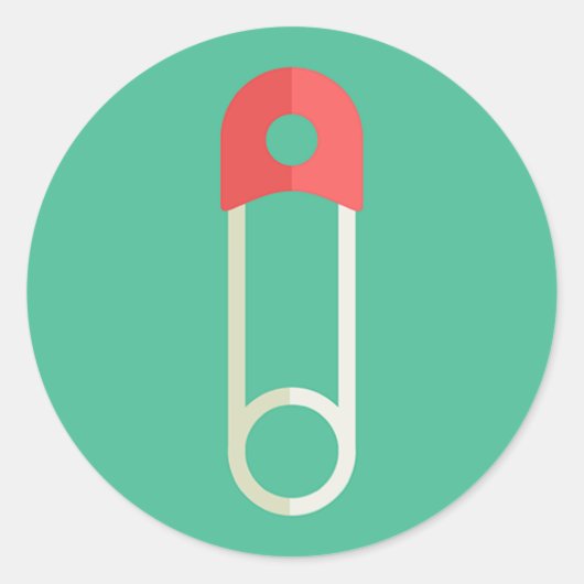 Sticker Rond Pince de couche (Devant)