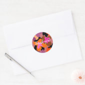 Sticker Rond Pincé floral (Enveloppe)