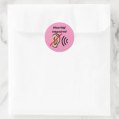 Sticker Rond Pince pour badge défectueux (Sac)
