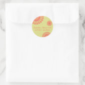 Sticker Rond Pinceau indien (Sac)