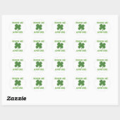 Sticker Rond Pinch me and Die Irish (Feuille)