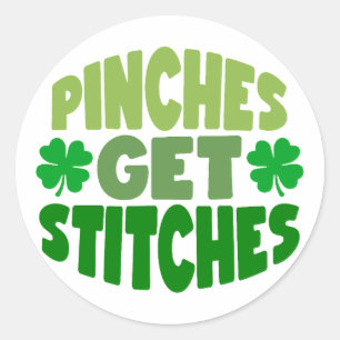 Sticker Rond Pinches Obtenir des pointes 🍀 😆