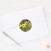 Sticker Rond Pincushion de hochet jaune Oiseau #1Stickers Class (Enveloppe)