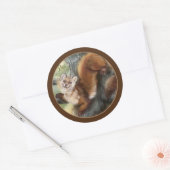 Sticker Rond Pine Marten (Enveloppe)