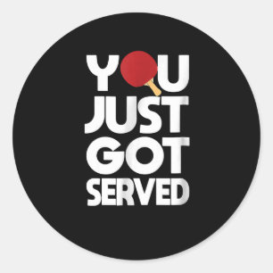 Sticker Rond Ping-Pong Ping Pong