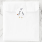 Sticker Rond pingouin (Sac)