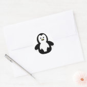 Sticker Rond pingouin (Enveloppe)