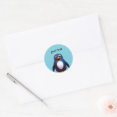 Sticker Rond Pingouin (Enveloppe)