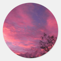 Pink and Blue Sunset Sunrise Sky Ciel Photo
