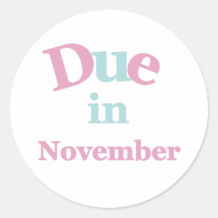 Sticker Rond Pink attendu en novembre