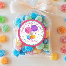 Pink Lime Green Sweet Shop Anniversaire Favoriser