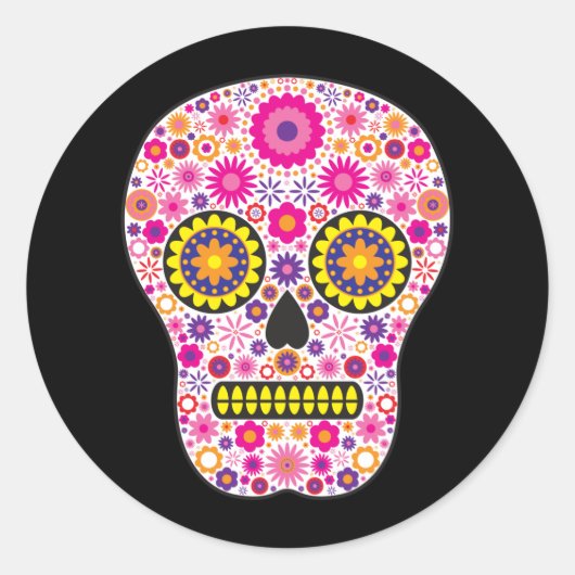 Sticker Rond Pink Sugar (Devant)