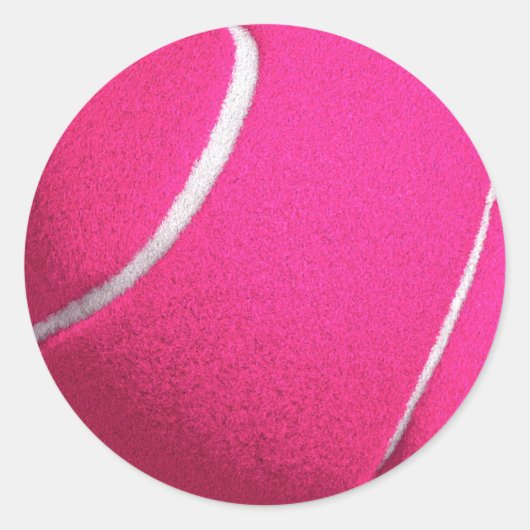 Sticker Rond Pink Tennis (Devant)