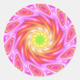 Sticker Rond Pinky