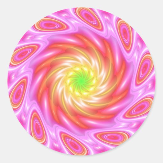 Sticker Rond Pinky (Devant)