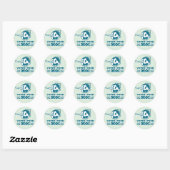 Sticker Rond Pinocchio (Feuille)