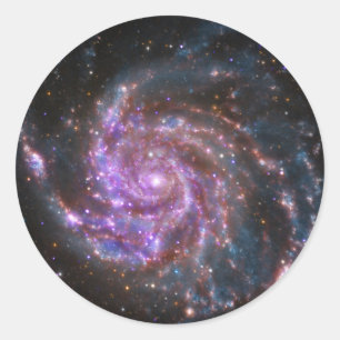 Sticker Rond Pinwheel Galaxy