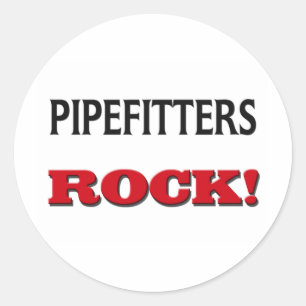 Sticker Rond Pipefitters Rock