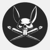 Sticker Rond Pirabbit (Devant)