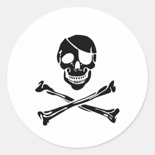 Sticker Rond Pirate (Devant)