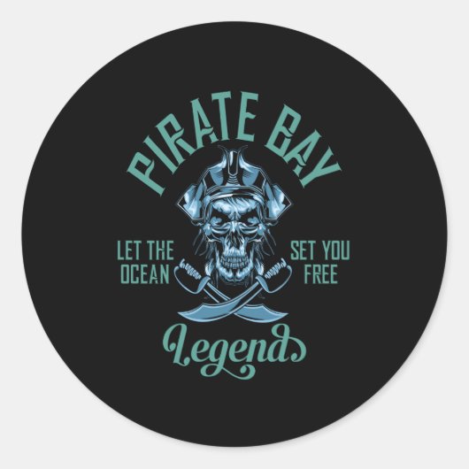 Sticker Rond Pirate (Devant)