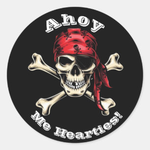 Sticker Rond pirate