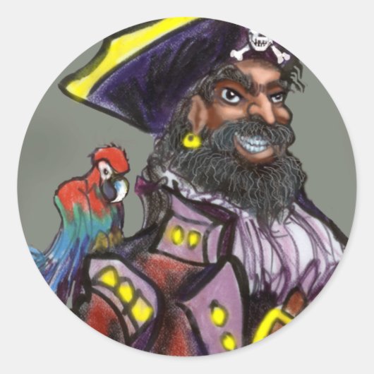 Sticker Rond Pirate (Devant)
