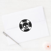 Sticker Rond Pirate ! (Enveloppe)