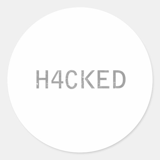 Sticker Rond piraté (Devant)