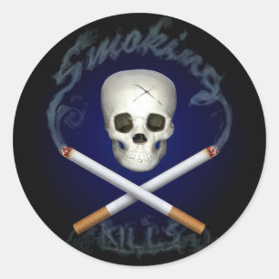 Sticker Rond Pirate avec une cause