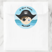 Sticker Rond Pirate Boy (Sac)
