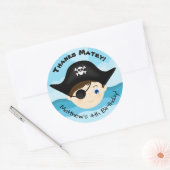 Sticker Rond Pirate Boy (Enveloppe)