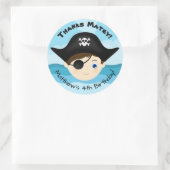 Sticker Rond Pirate Boy (Sac)