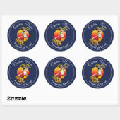 Sticker rond Pirate Classic Boy Party (Feuille)