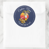 Sticker rond Pirate Classic Boy Party (Sac)