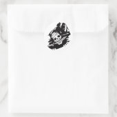 Sticker Rond Pirate Clipper bateau épée Skeleton Pirates Thème (Sac)