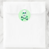 Sticker Rond Pirate de la Saint Patrick (Sac)