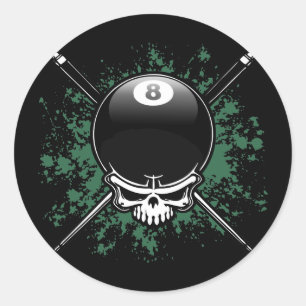 Sticker Rond Pirate de piscine 1